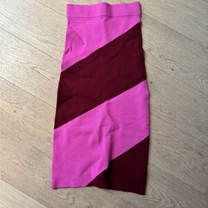 Rhode April skirt cane stripe on marmalade BNWT